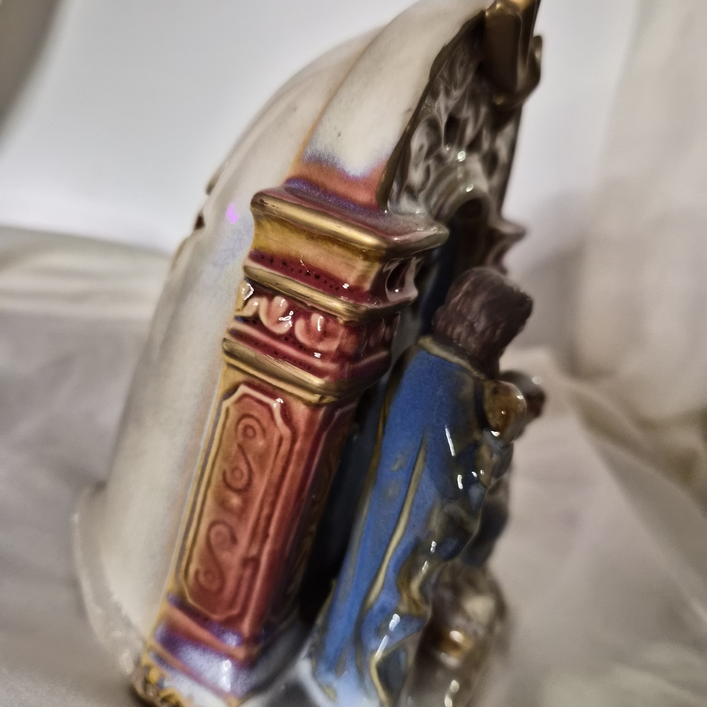 Vintage Ceramic Nativity Scene with Gold Accents RARE No Call-outs - Picture 3 of 10